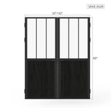 Dual Panel Design Interior Door Slab For Closets And Living Room