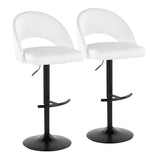 Renee - Adjustable Barstool (Set of 2) - Black Base