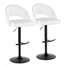 Renee - Adjustable Barstool (Set of 2) - Black Base