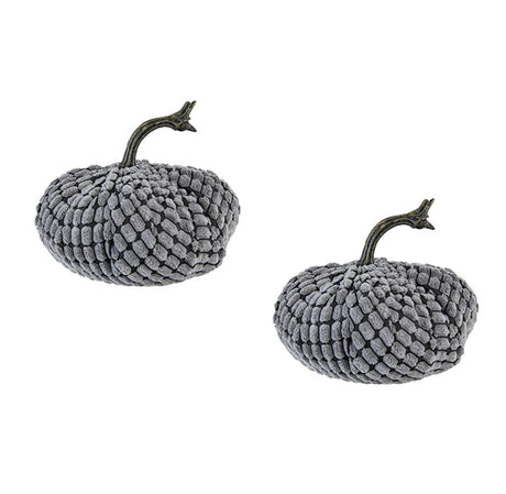 Chenille Weighted Pumpkin Ornament Decor For Holiday Harvest Festival Fall Festival & Thanksgiving