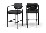 Serava - Vegan Leather Upholstered Bar Stool