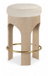 Bocceli - Counter Stool - Natural Base