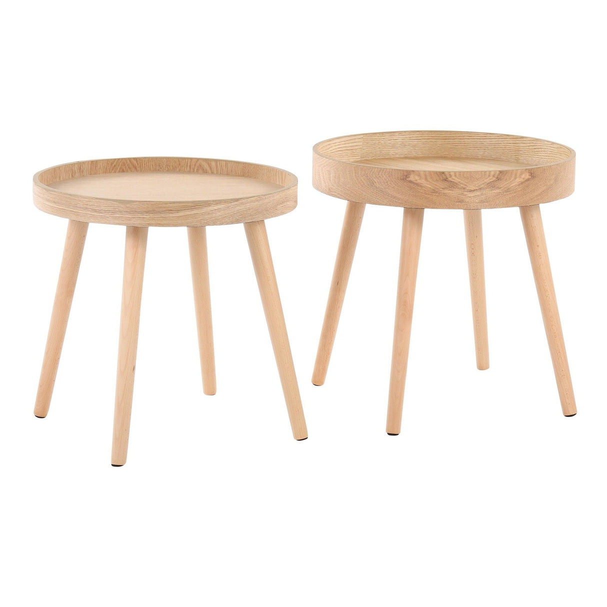 Pebble - Side Table (Set of 2) - Beige