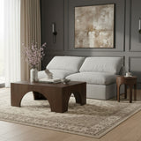 Indulge - Linen 2 Seat Modular Armless Sofa
