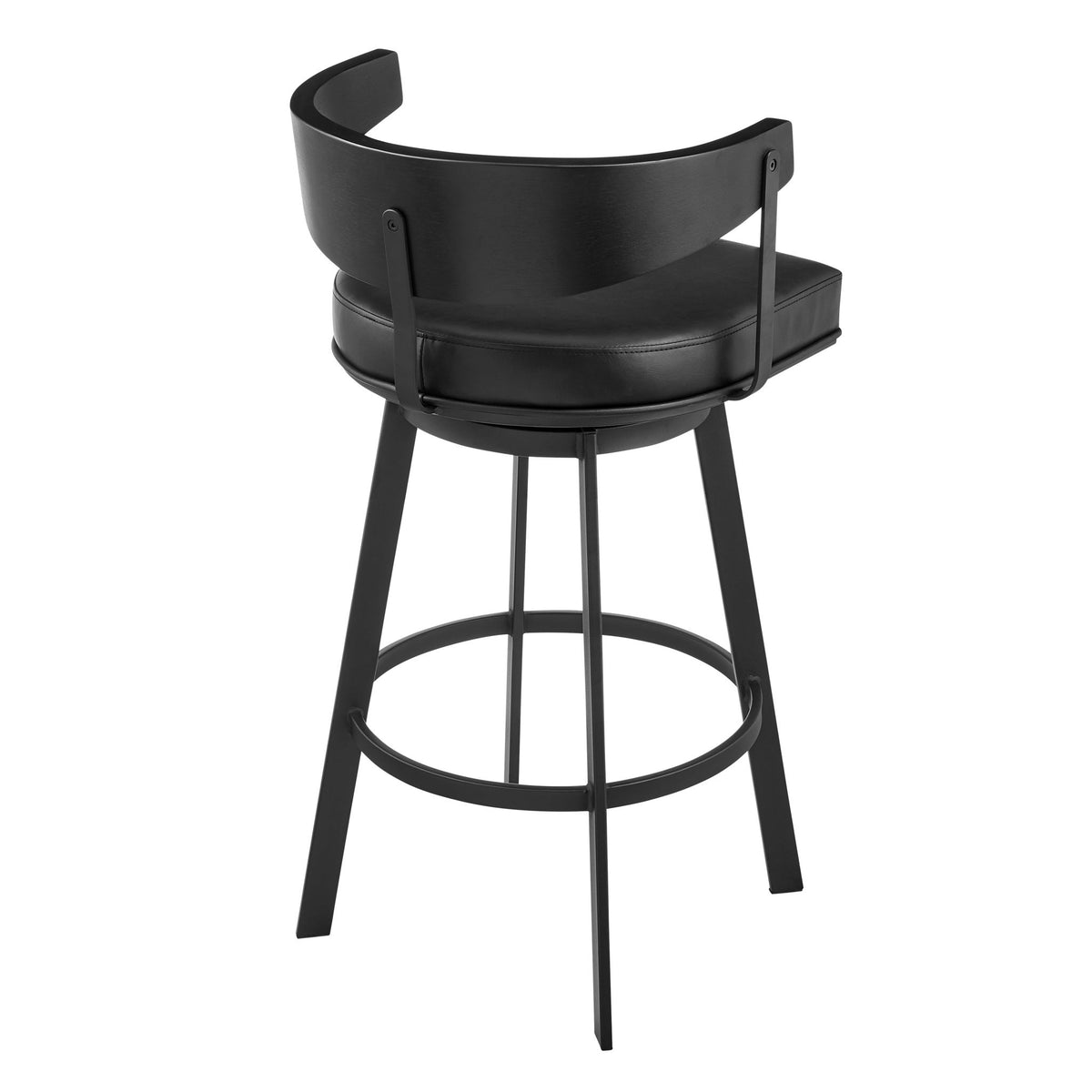Lacey - Swivel Bar Stool - Black
