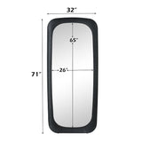 Izusa - Floor Mirror - Black