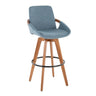 Cosmo - Fixed-Height Barstool - Walnut Bamboo Base