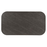 Kasa - Dining Table - Sintered Stone Top & Champagne