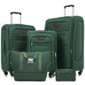 Softside Luggage Expandable Set With Duffel Bag Upright Spinner