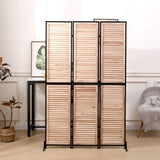 Rustic 3 Panel Room Dividers And Folding Privacy Screen