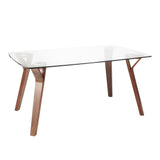 Folia - Fabrico 7 Piece Dining Set - Gray