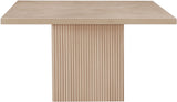 Belinda - Square Oak Veneer Dining Table