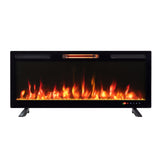 Electric Fireplace With Adjustable Flame