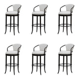 Otis - Upholstered Swivel Bar Height Barstool