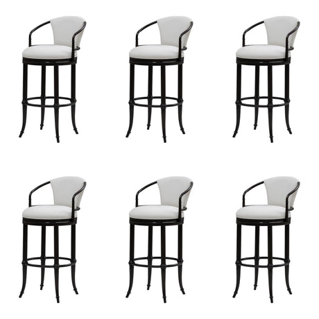 Otis - Upholstered Swivel Bar Height Barstool