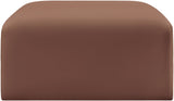 Arc - Faux Leather Ottoman