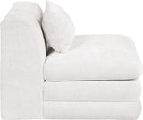 Stellar - Chenille Fabric Upholstered Modular Armless Chair