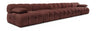 Orin - Velvet 5 Piece Modular Armless Sofa