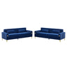 2 Pieces Sofa Sofa Set With Removable Cushions For Home Apartment