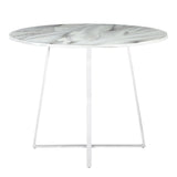 Cosmo - Dining Table - White Marble Top