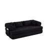 Convertible Sleeper Sofa Bed With Cylindrical Pillow