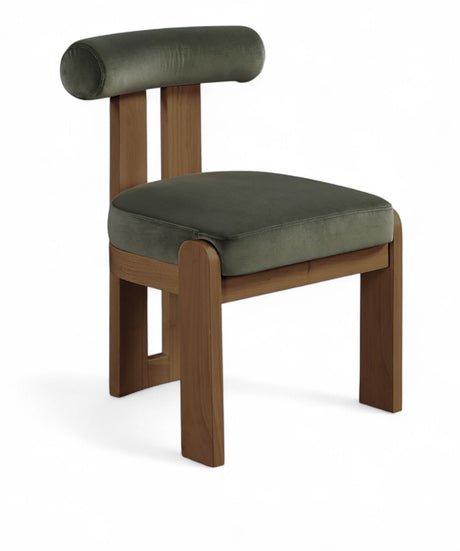Arienzo - Performance Fabric Upholstered Dining Chair (Set of 2) - Walnut Base