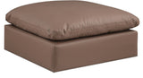 Comfy - Faux Leather Ottoman