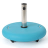 Wheelie - Round Umbrella Base With Stainless Steel Holder