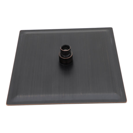 16" Square Rainfall Shower Head Fixed Wall Mount With Full Body Coverage & Self Cleaning Silicone Nozzles