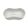 Bathroom Vessel Sink With Wavy Design