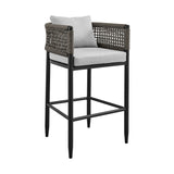 Alegria - Outdoor Patio Bar Stool With Cushions