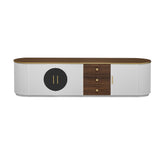 Modern Minimalist TV Stand For TVs Up To 80" With 3 Drawers And 1 Shelf