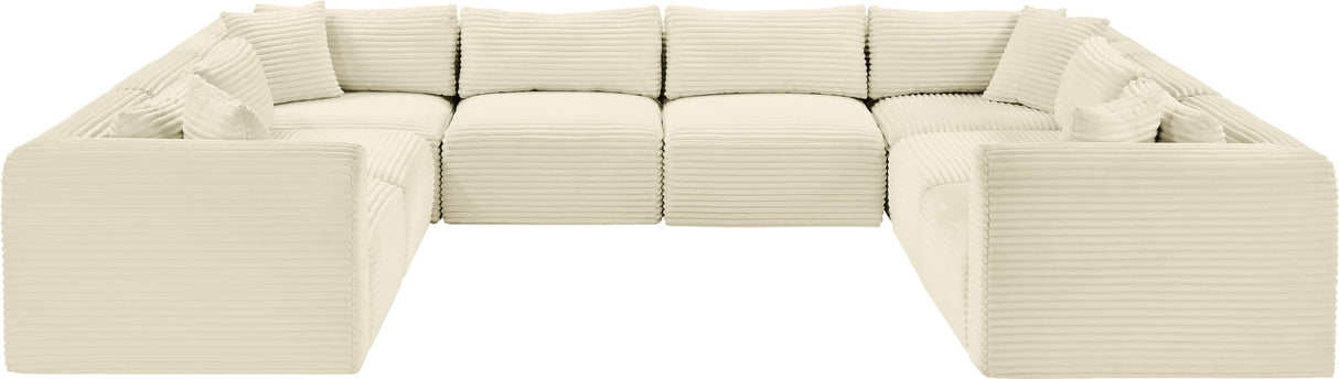 Shaggy - 8 Piece Modular U-Shaped Sectional