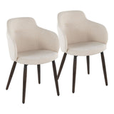 Boyne - Farmhouse Dining / Accent Chair (Set of 2) - Dark Walnut Legs