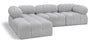 Ames - 4 Piece Fabric Modular Sectional