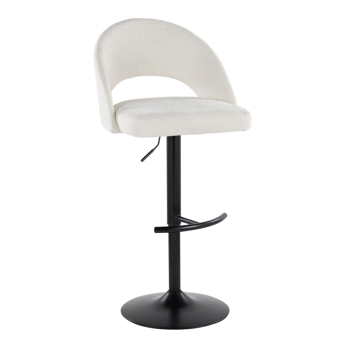 Renee - Adjustable Barstool (Set of 2) - Black Base