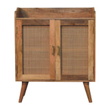 Larissa - T Bar Raised Cabinet - Brown