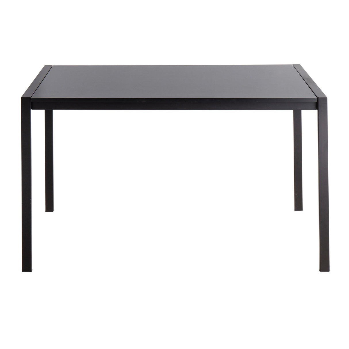 Fuji - Contemporary Dining Table - Black Metal