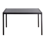 Fuji - Contemporary Dining Table - Black Metal