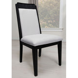 Dining Side Chair (Set of 2) - Black / Ivory
