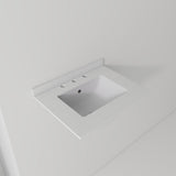 Basin Sink, 0.6" Ultra Thin Profile, Triple Faucet Holes