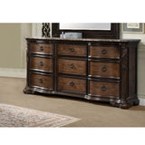 9 Drawers Dresser - Brown / Coffee