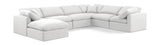 Indulge - Linen 7 Piece Modular Sectional - White