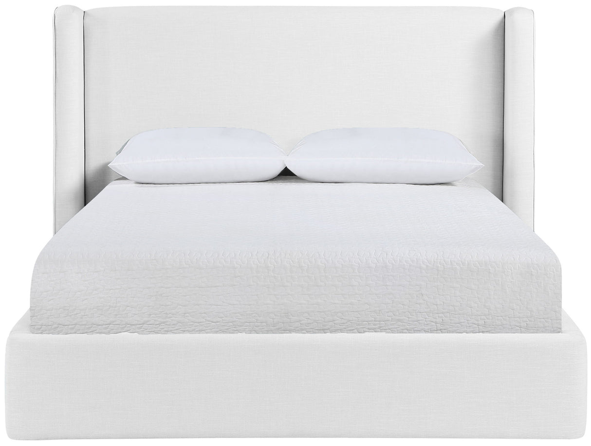 Kendall - Linen Textured Fabric Upholstered Bed