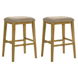 Jane - Contemporary Transitional Wood Bar Height Kitchen Bar Stool