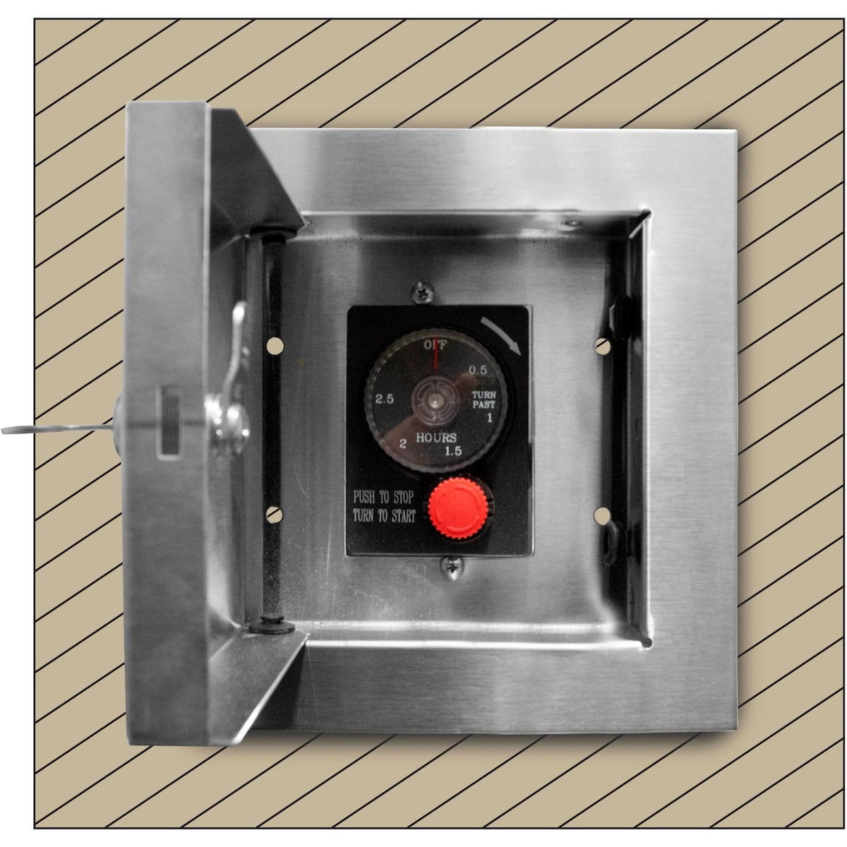 Summerset Locking Cabinet for ESTOP1-0H & ESTOP2-5H Timers - ESTOP-LC-KIT