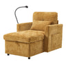 Multifunctional Chenille Recliner Sofa With Storage And Phone Bracket