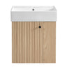 Modern Floating Bathroom Vanity With Ceramic Basin Perfect For Small Bathrooms