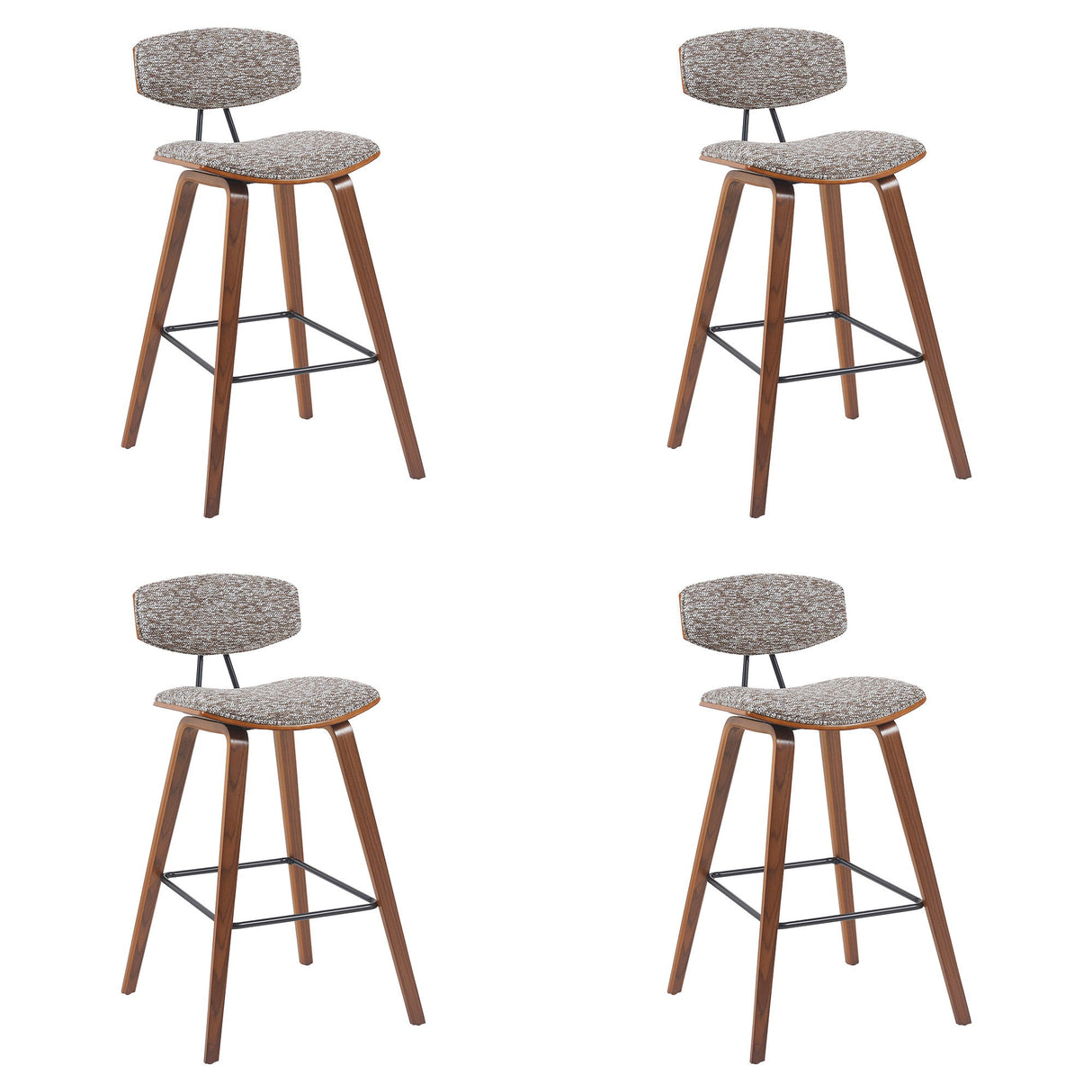 Fox - Mid-Century Bar Stool