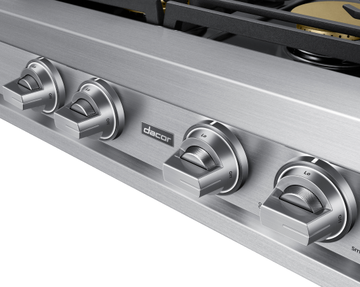 Dacor DTT48T963GS 48 Inch Gas Rangetop detail view